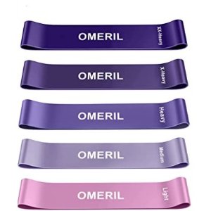 OMERIL家用健身阻力带 5根 附带使用说明及收纳包