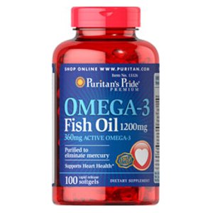 Puritan's Pride Omega-3 Fish Oil 1200 mg