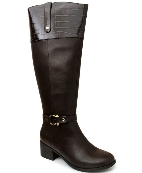 Vickyy Wide Calf Riding Boots, Created for Macy's