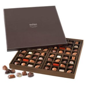 Neuhaus Belgian Chocolates "Leather Style" Box