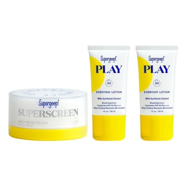 Supergoop! Superscreen Daily Moisturizer SPF 40 Sunscreen Set