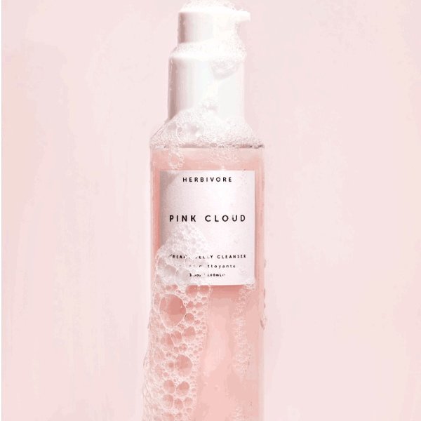 PINK CLOUD Rosewater + Tremella Creamy Jelly Cleanser - Herbivore