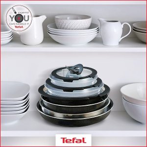 Tefal 法国红点锅大促 收不粘炒锅、厨具套装、食物搅拌机