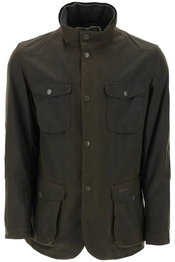 'Ogston' waxed jacket Barbour