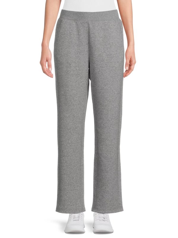 Walmart Athletic Works Women's Fleece Pants with Pockets, Sizes XS-3XL 9.98