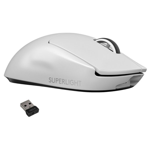 Logitech - PRO X SUPERLIGHT Lightweight Wireless Optical Gaming Mouse with HERO 25K Sensor - Black