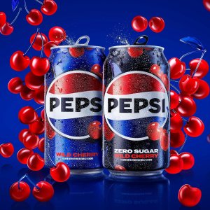 Pepsi Wild Cherry Flavor Soda