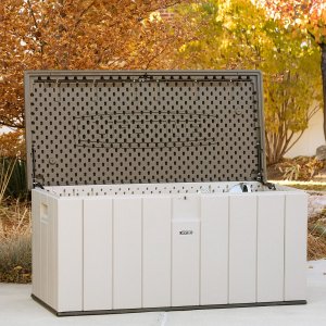 LIFETIME 60254 Outdoor Storage Deck Box, 150 Gallon