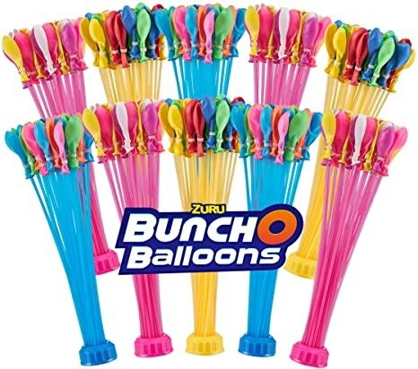 ZURU BUNCH O BALLOONS - 330 Rapid-Fill Crazy Color Water Balloons (10 Pack) Amazon Exclusive