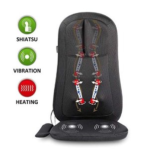Snailax Shiatsu Massage Seat Cushion with Heat and 4 Rolling Nodes
