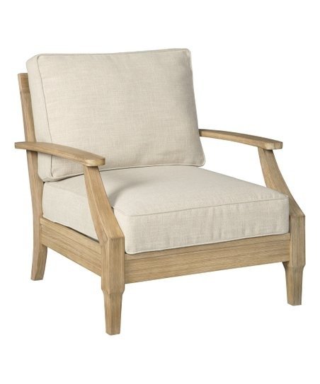 Beige Clare View Lounge Chair with Cushion