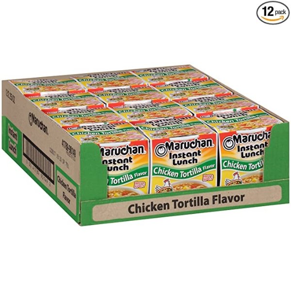 Instant Lunch Chicken Tortilla, 2.25 Oz, Pack of 12
