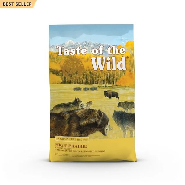 Taste of the Wild High Prairie Grain-Free Roasted Bison & Venison Dry Dog Food, 28 lbs. | Petco
