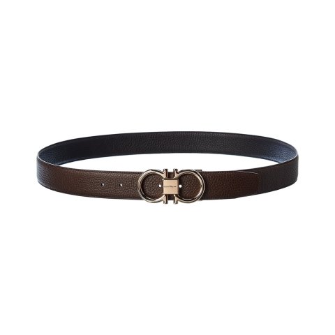 Salvatore FerragamoGancini Reversible & Adjustable Leather Belt