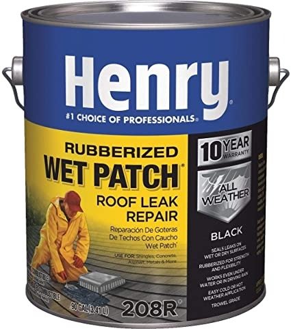 Henry Wet Patch Rubberized Roof Cement and Patching Sealant - HE208R042 Pack of 2