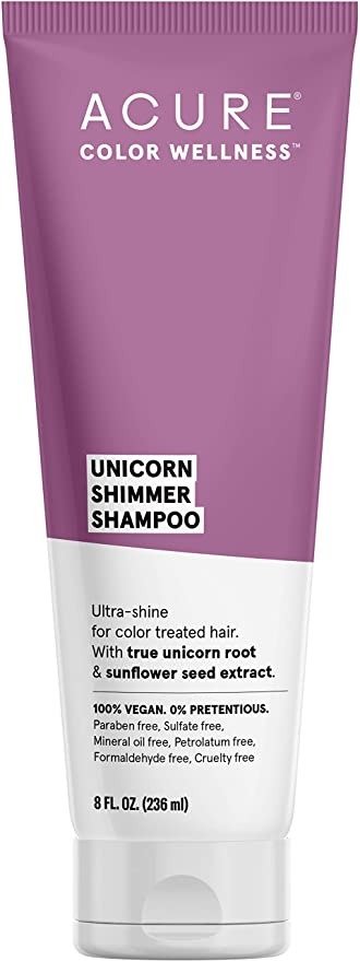Unicorn Shimmer Shampoo | 100% Vegan | Performance Driven Hair Care | True Unicorn Root & Sunflower Seed Extract - Ultra-Shine Formulation For Color Treated Hair | 8 Fl Oz