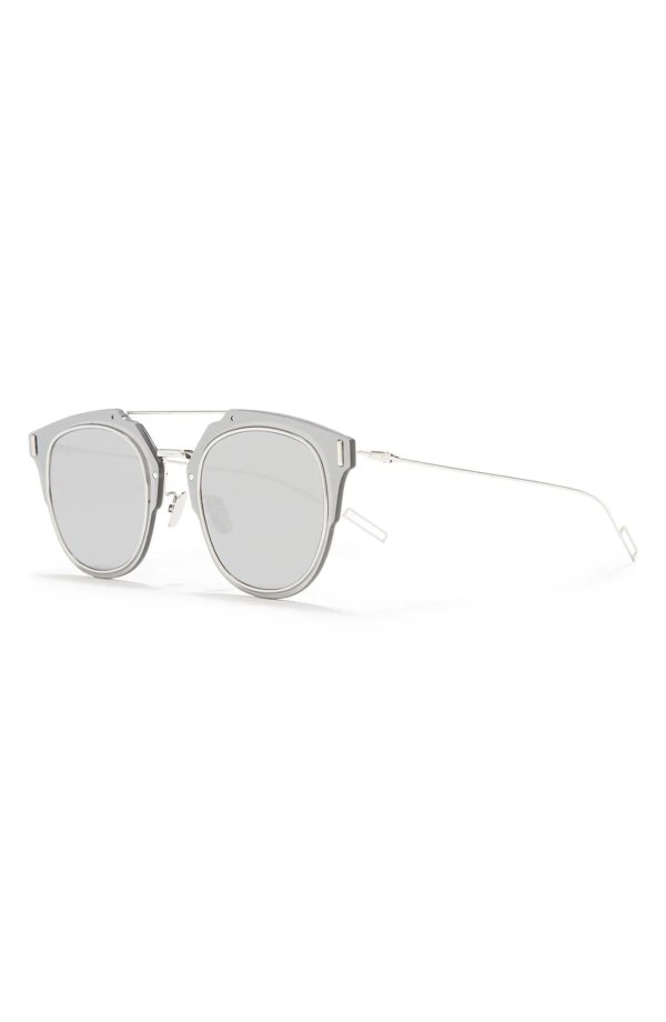 62mm Brow Bar Sunglasses