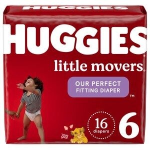 Huggies Little Movers 尿不湿16个