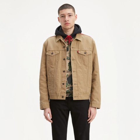 lined trucker jacket by justin timberlake