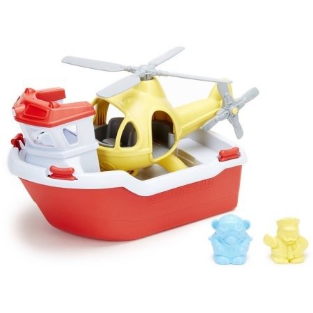 救生船和直升飞机套装