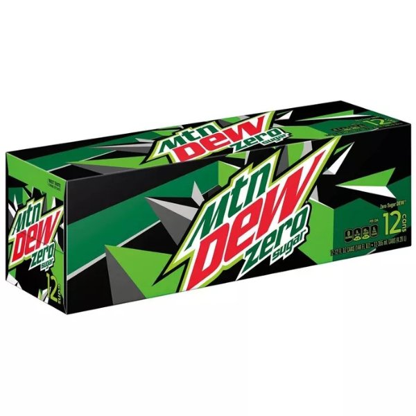 Mountain Dew Zero Sugar - 12pk/12 fl oz Cans
