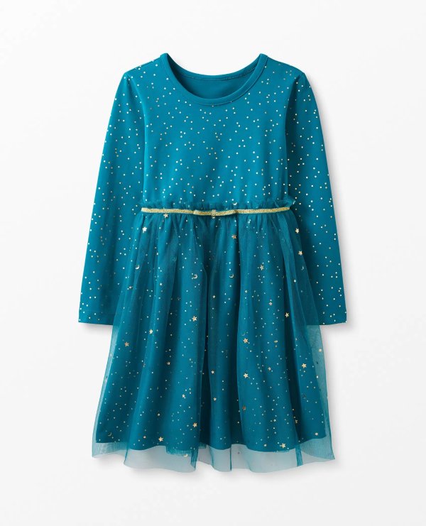 Shimmer Star Dress In Soft Tulle