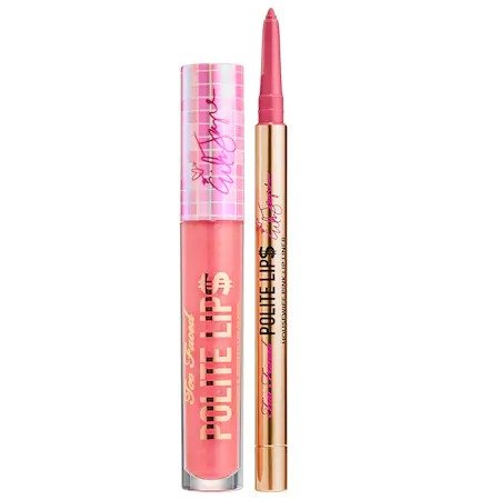 Polite Lips Color and Gloss Lip Kit