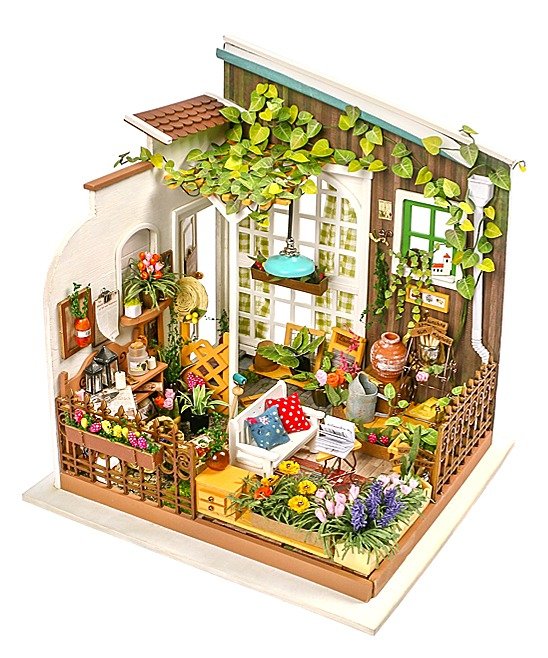 Miller's Garden 3-D Wooden Puzzle Miniature House
