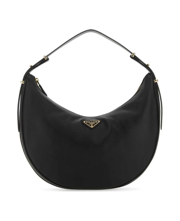 Black Leather Big Arqua¨ Handbag | italist
