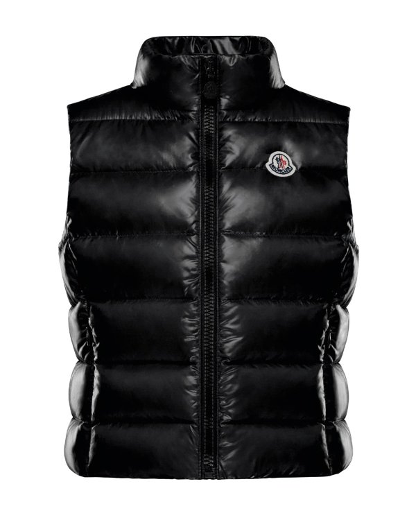 Ghany Quilted Zip-Front Vest, Size 8-14