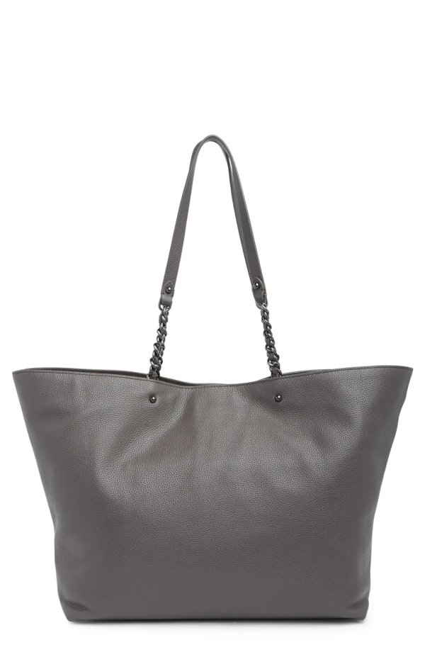 Leather Chain Tote