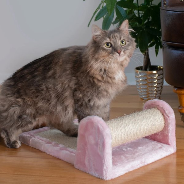 Premium Pink Rolling Scratcher with Toy for Cats, Medium | Petco
