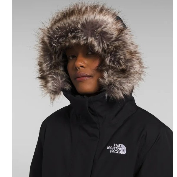 Arctic Waterproof 600-Fill-Power Down Parka with Faux Fur Trim