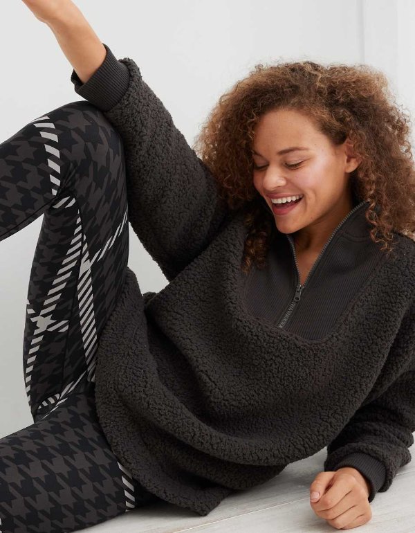 Dream Sherpa Quarter Zip SweatshirtDream Sherpa Quarter Zip Sweatshirt