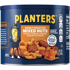 Planters Unsalted Roasted Mixed Nuts 10.3 oz Can