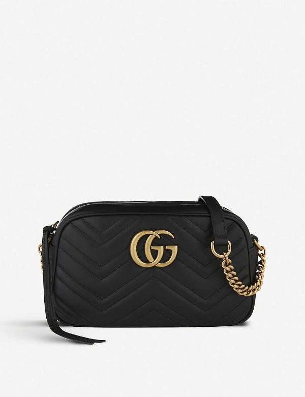 GG Marmont small leather shoulder bag