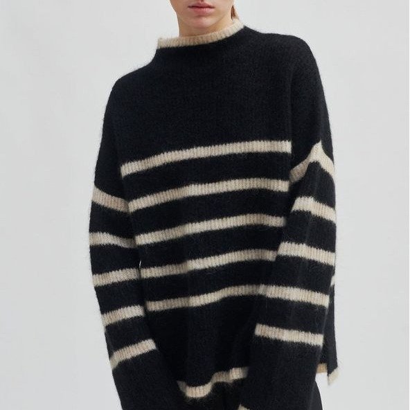 Ovalis mohair-mix knit