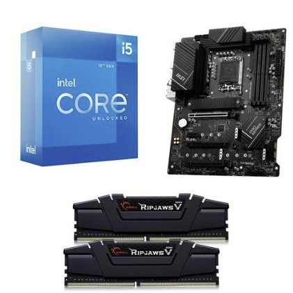 i5-12600KF CPU + MSI Z790-P Pro 主板 + 16GB DDR4 内存