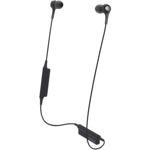 ATH-CK200BT Wireless In-Ear Headphones with In-Line Mic (Black)