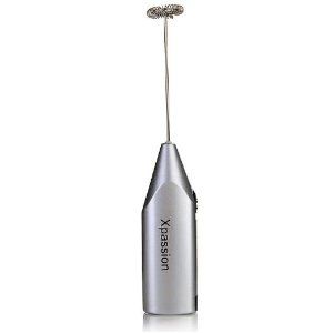 Xpassion Electric Milk Frother Handheld Milk Wand Mixer Frother for Latte Coffee Hot Milk