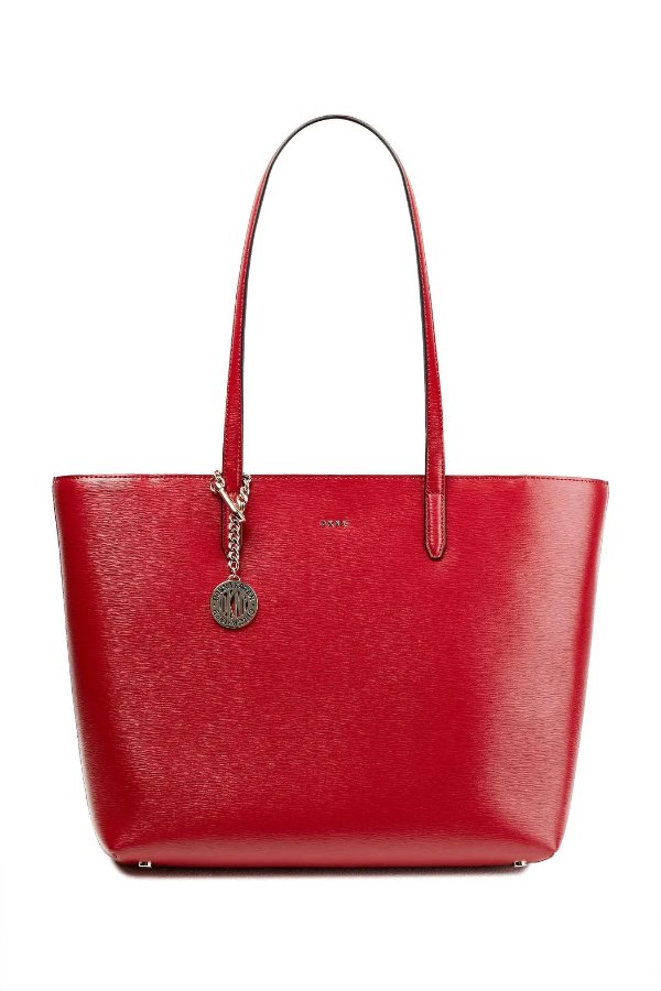 Bryant textured-leather tote