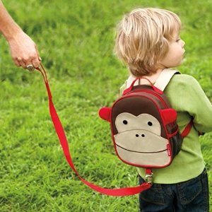 Skip Hop Zoo Little Kid & Toddler Safety Harness Backpack (Ages 2+), Multi, Livie Ladybug