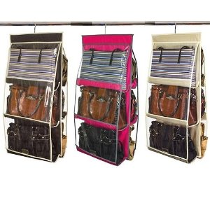 Home Collections 6 Pocket Hanging Purse Organizer