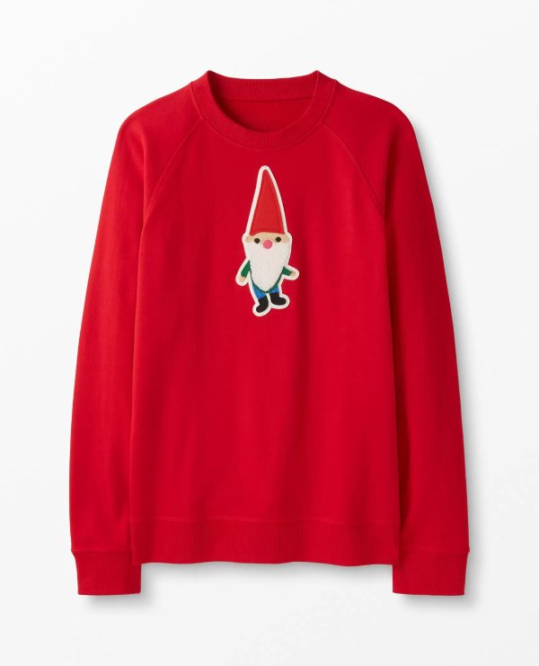 Adult Gnome Sweatshirt In French Terry