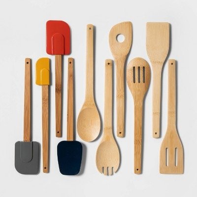 10pc Wood and Silicone Tool Set