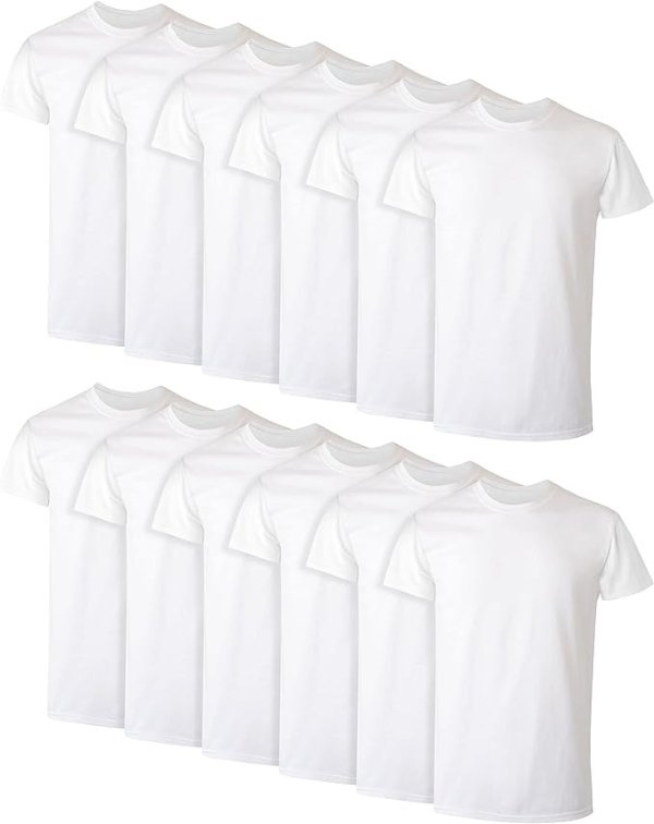 Men's Undershirts, Odor Control, Moisture-Wicking Tee Shirts, Multi-Packs