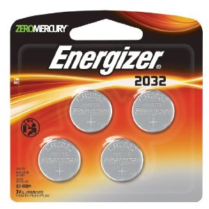 Energizer 2032BP-4 3 Volt Lithium Coin Battery - Retail Packaging (Pack of 4)