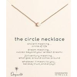 Dogeared 'Reminder The Circle' Boxed Pendant Necklace