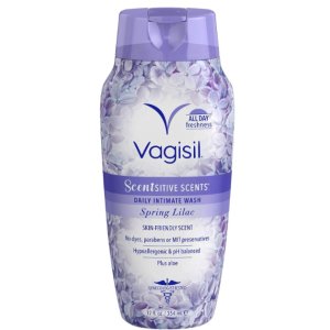Vagisil Scentsitive Scents Daily Intimate Feminine Wash for Women - Spring Lilac, Gynecologist Tested, Fresh and Gentle on Skin, 12 Fluid Ounce, Pack of 1