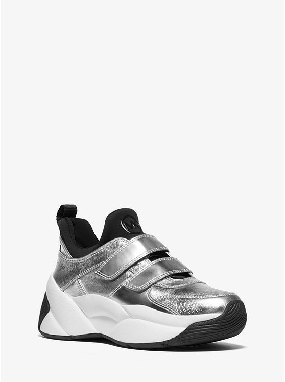 Keeley Metallic Leather and Scuba Trainer
